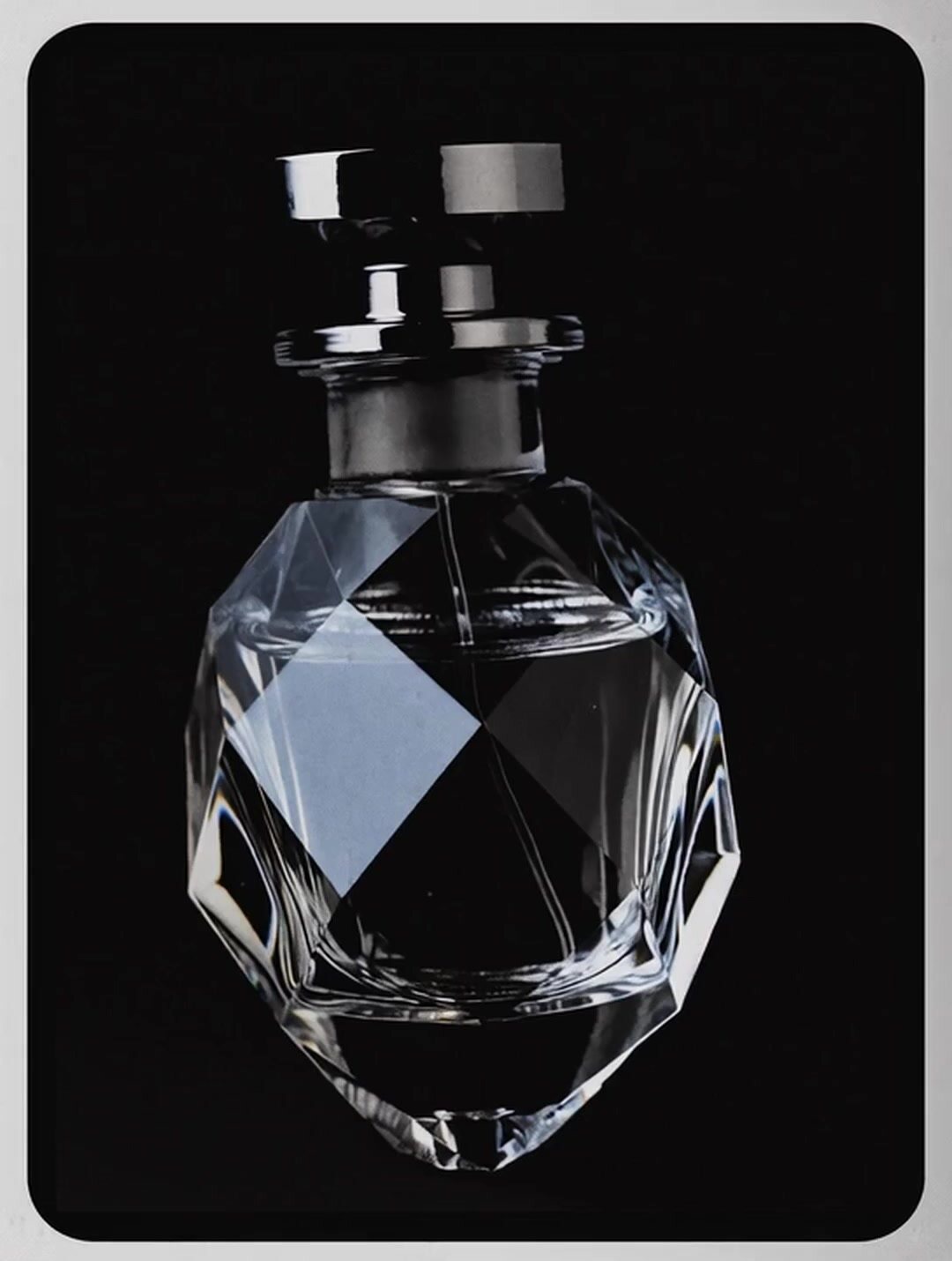facette. — envase facetado, corte diamante