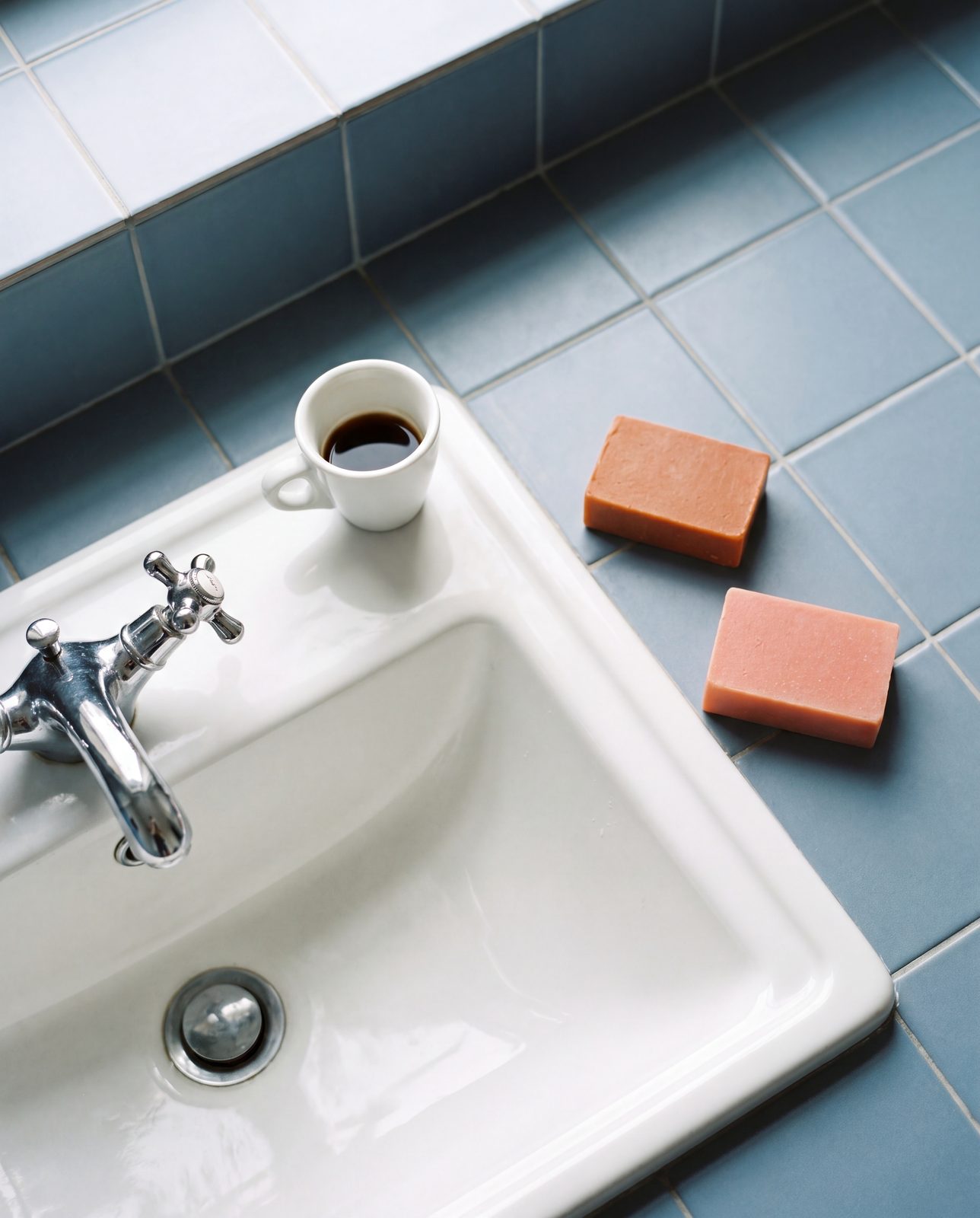 jabon. — lavabo + café